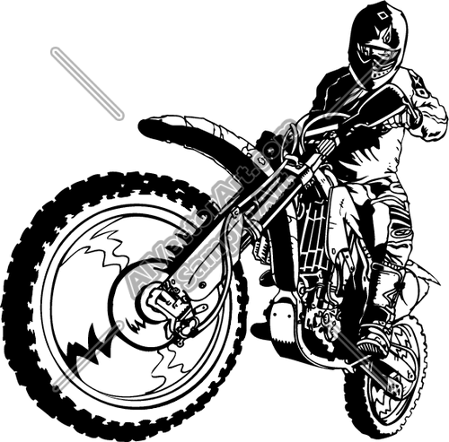 motocross bike clipart - photo #24