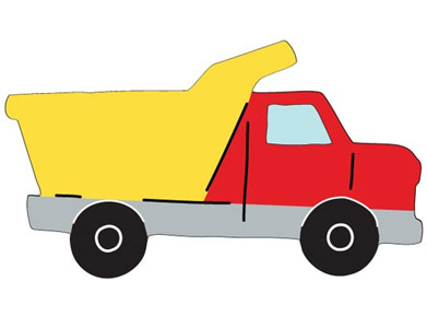 Provo Craft - Cuttlebug - Die Cut - Dump Truck