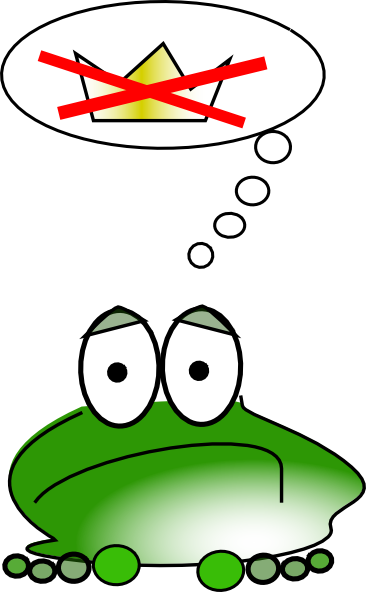 Sad Frog clip art - vector clip art online, royalty free & public ...