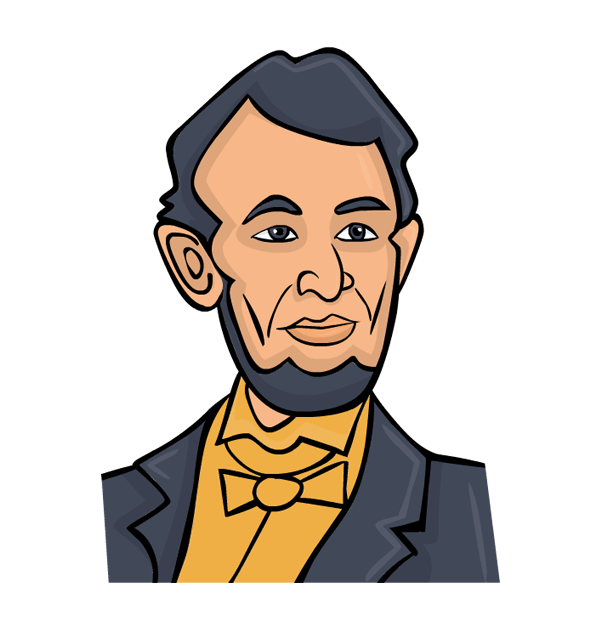 Abraham lincoln clipart