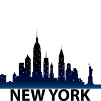 New york city skyline clip art