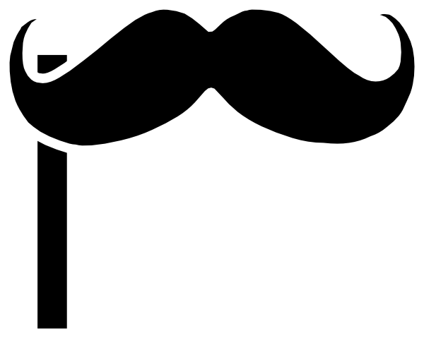 mustache clip art png - photo #23