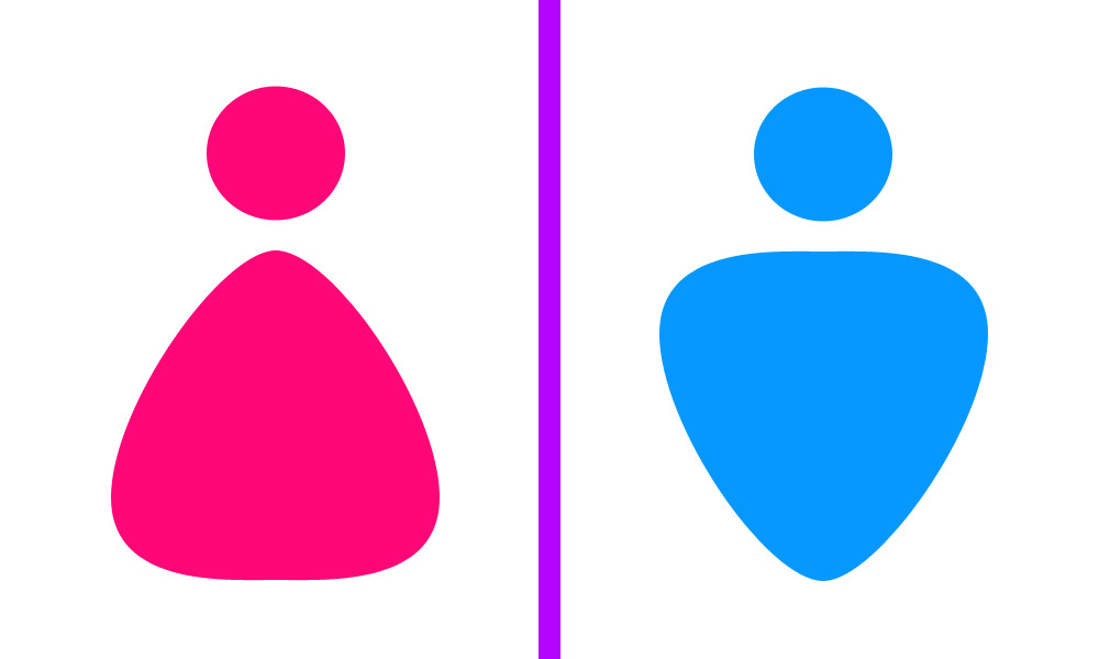 Male and female symbols clip art
