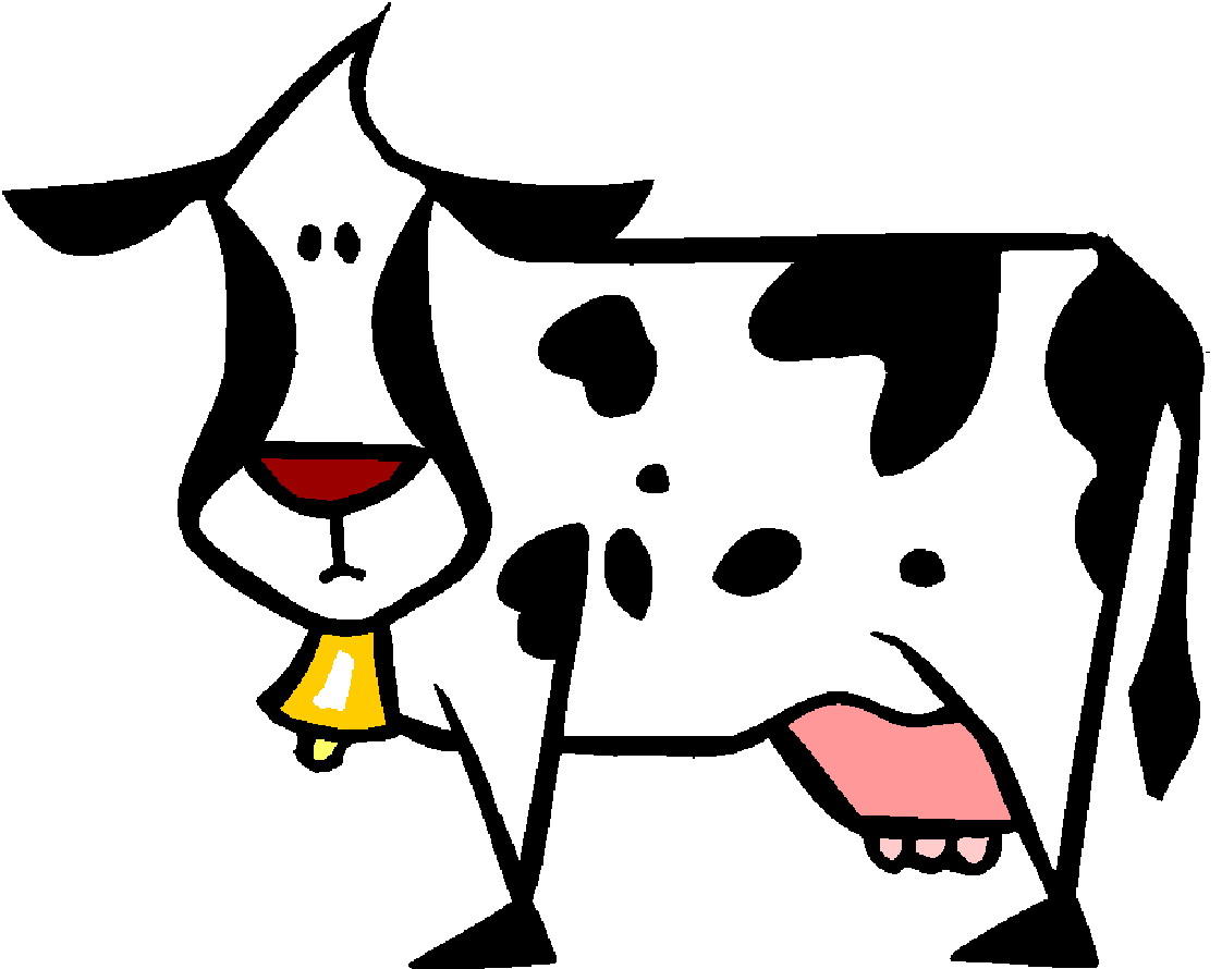 White cow clip art cattle - Clipartix