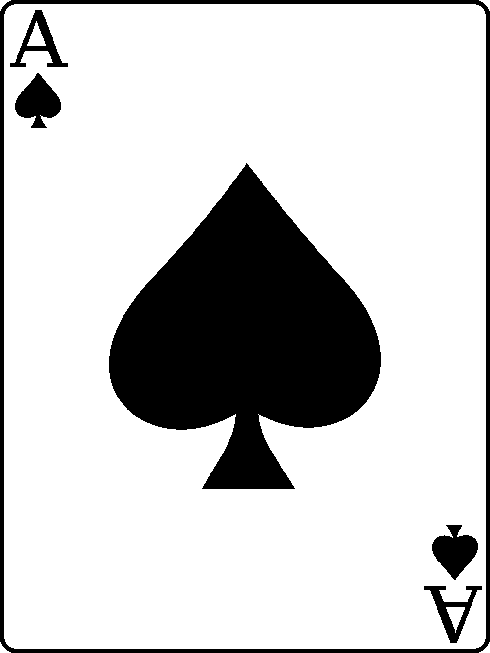 Images For > Ace Of Clubs Card Symbol