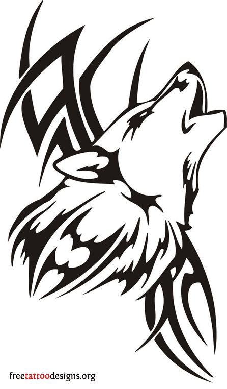 Tribal Wolf Tattoos | Tribal Wolf ...