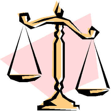 Legal scales clipart