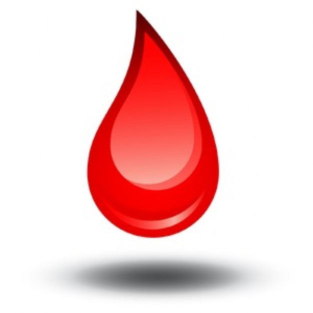 Red Blood Drop Clipart