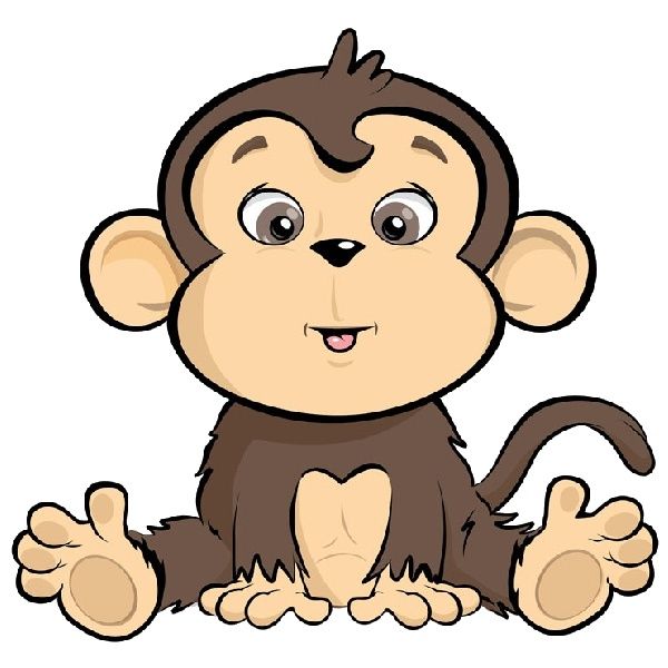 Cartoon Monkey | Monkey Drawing ...