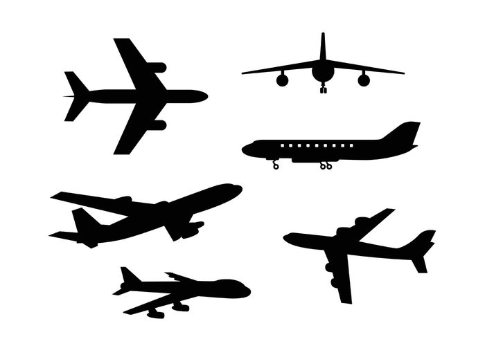 Free Vector Plane Icons - Download Free Vector Art, Stock Graphics ...