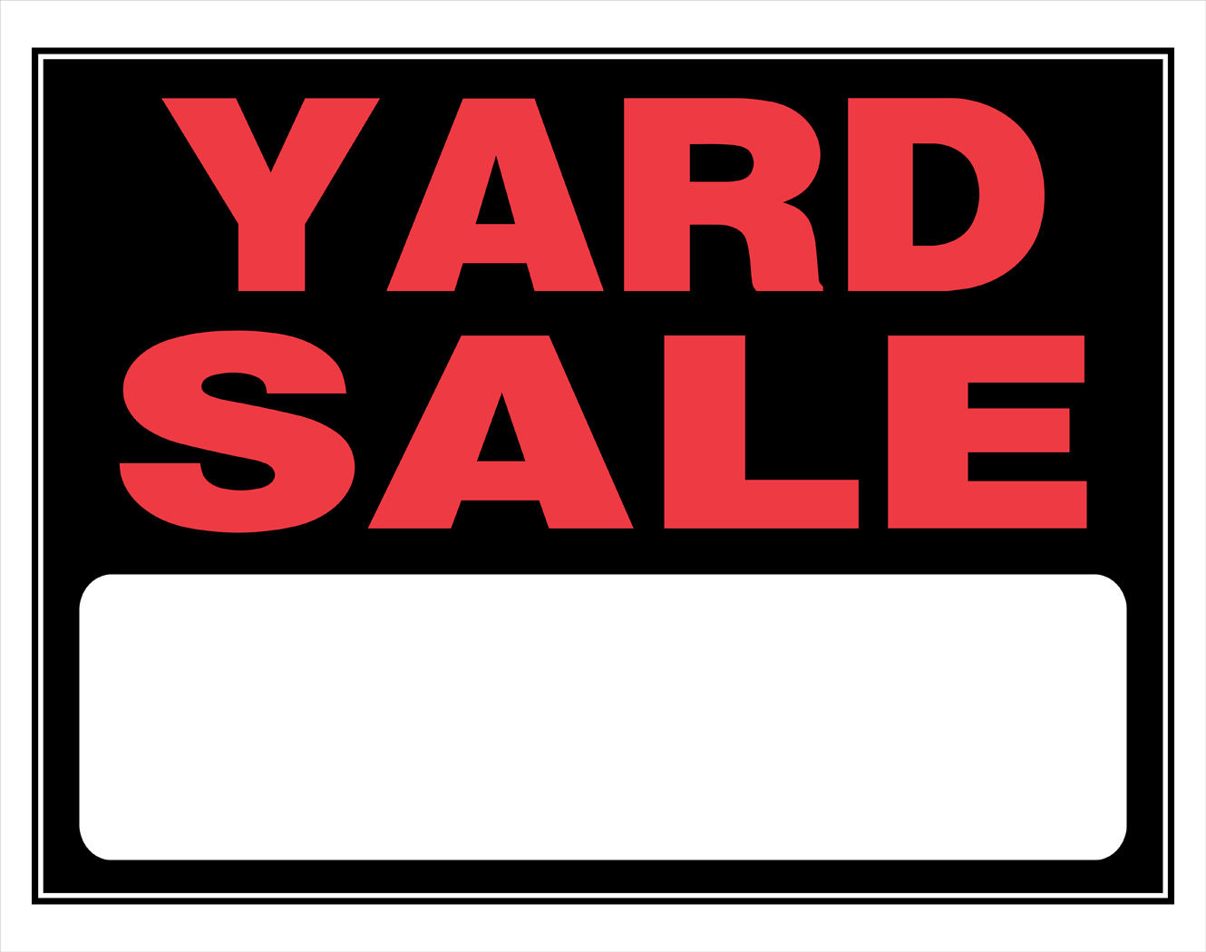 Garage Sale Signs Free ClipArt Best