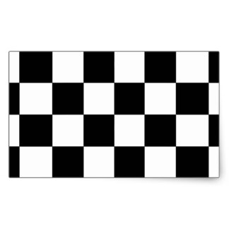 White Black Chess Stickers | Zazzle