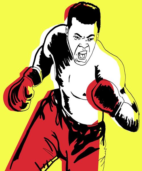 Pop Art - Muhammad Ali by Sina Irani | Buy Posters, Frames, Canvas ...