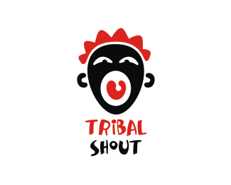Tribal Shout Designed by Jarotea | BrandCrowd