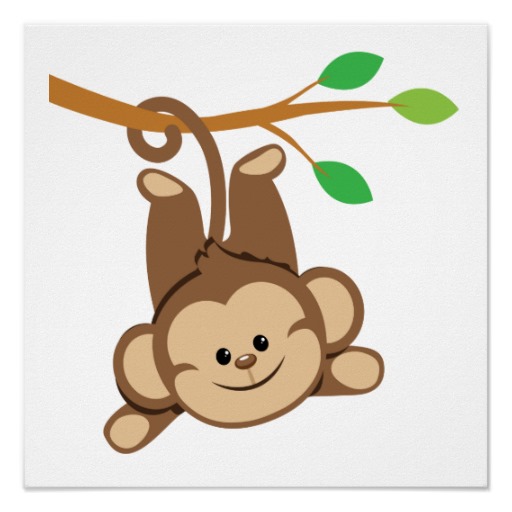clipart monkey swinging - photo #20