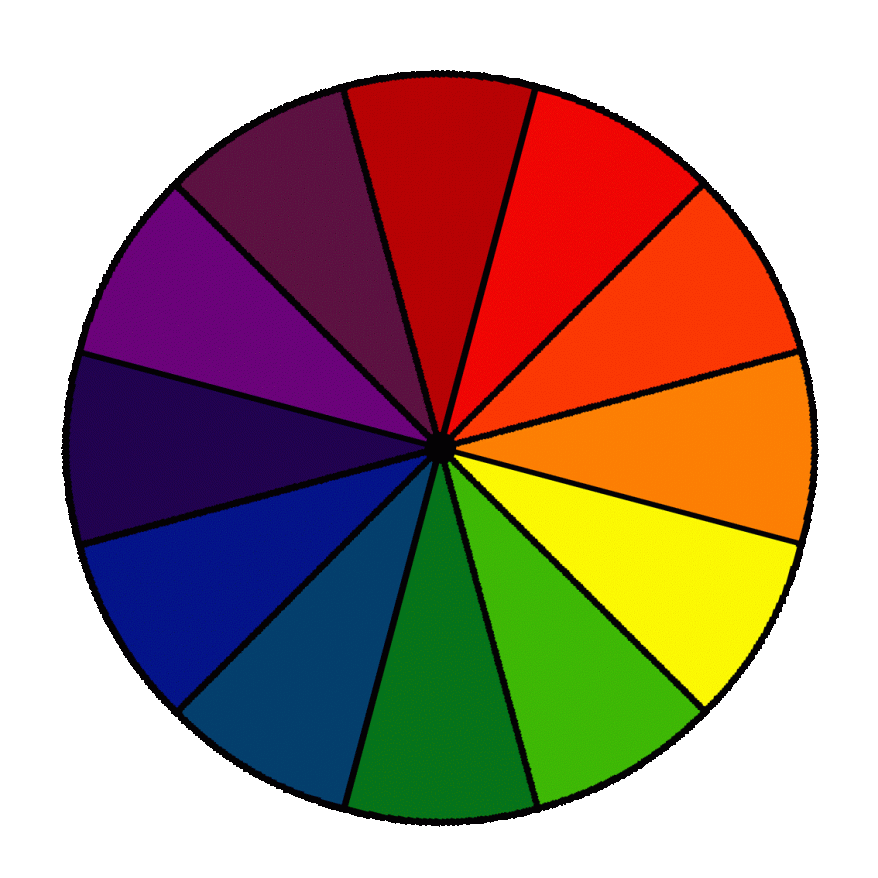 Color Wheel Printable Template