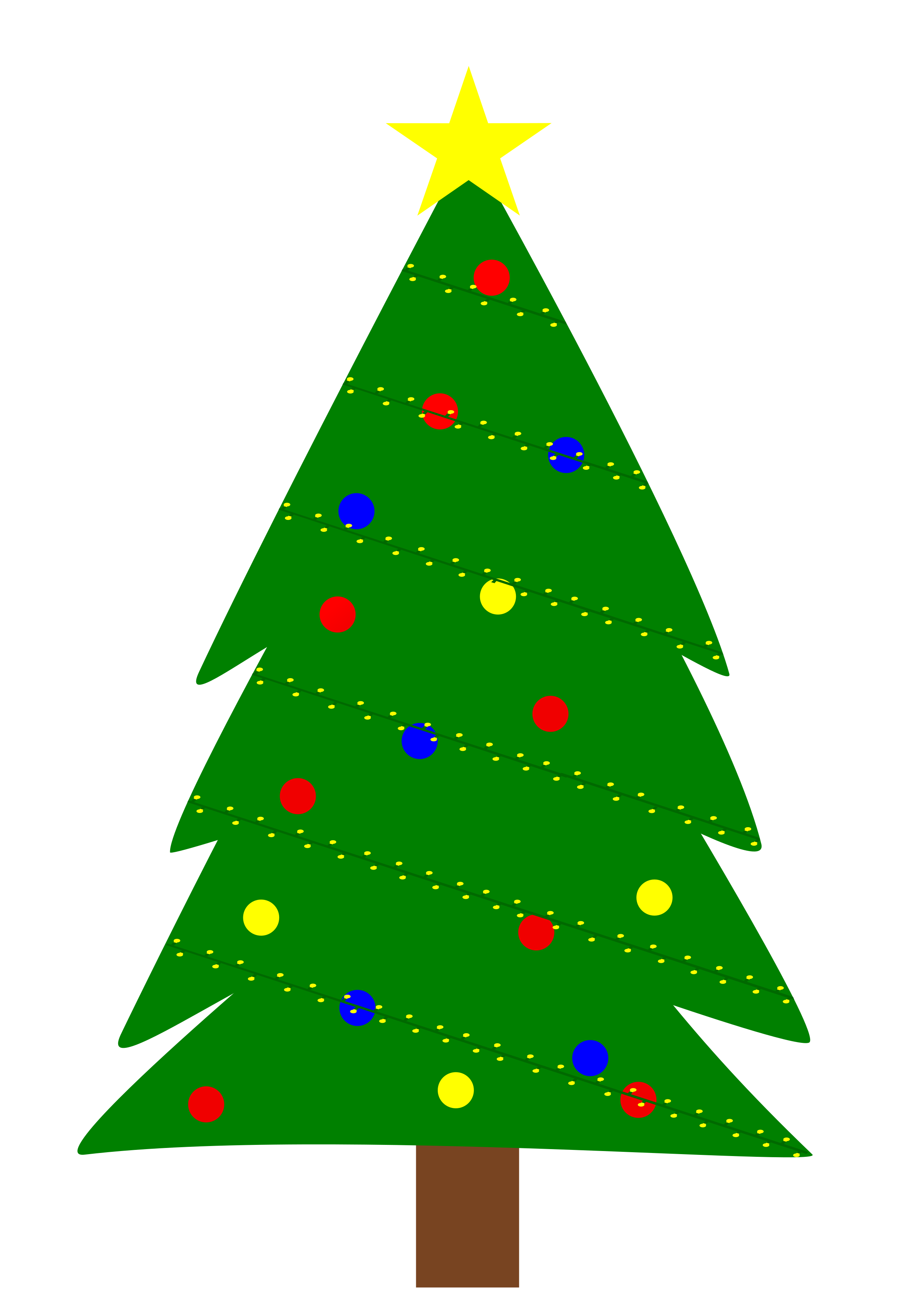 Christmas Tree Lights Clip Art - ClipArt Best