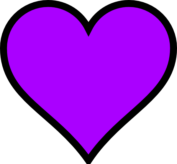 Lavender Heart Clipart