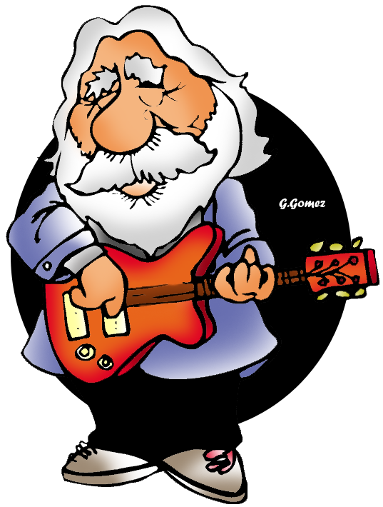 Old man playing guitar clipart - ClipartFox