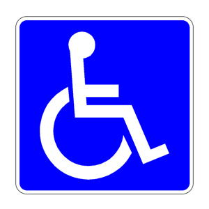 D9-6 Handicap Accessible Graphic Sign