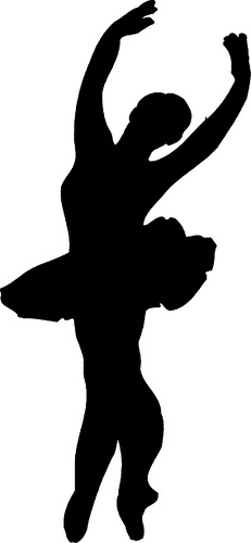 ballet-dance-silhouette-clip-art | Flickr - Photo Sharing!