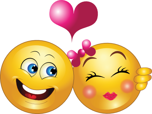 Couple Smiley Emoticon Clipart Royalty Free Public ...