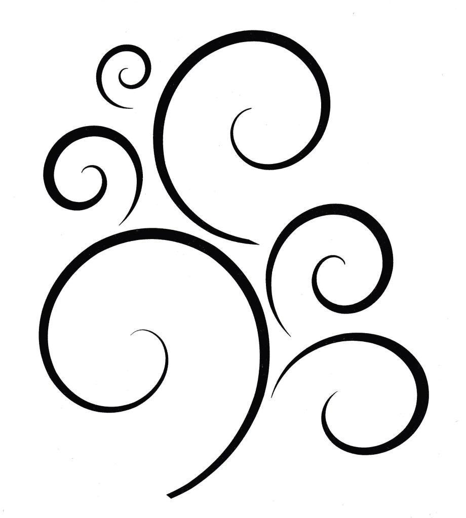 Scroll Stencil Patterns - ClipArt Best