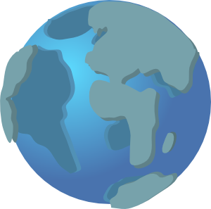 World Wide Web Globe Earth Icon clip art - vector clip art online ...