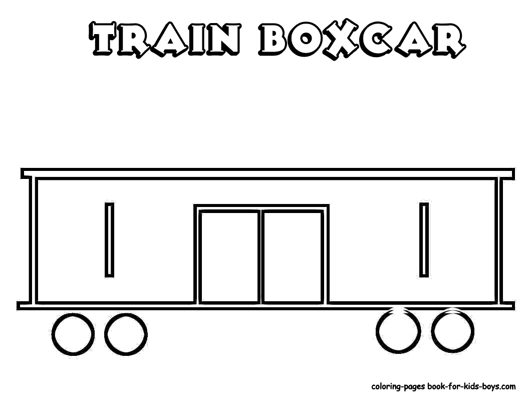 Train Coloring Sheet | YESCOLORING | Free | Trains
