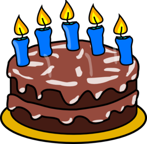 Birthday Cake - Candles clip art - vector clip art online, royalty ...