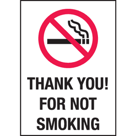 Georgia Smoke-Free Signs- Thank You For Not Smoking