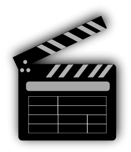 Movie clapper Board Clipart, vector clip art online, royalty free ...