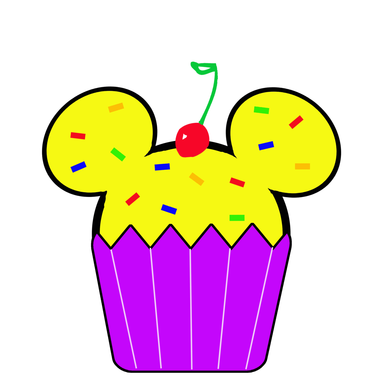 Mickey cupcake clipart? - The DIS Discussion Forums - DISboards.