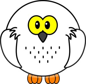 Snowy Owl clip art - vector clip art online, royalty free & public ...