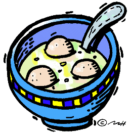 matzo ball soup (in color) - Clip Art Gallery