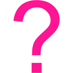 Deep pink question mark 4 icon - Free deep pink question mark icons