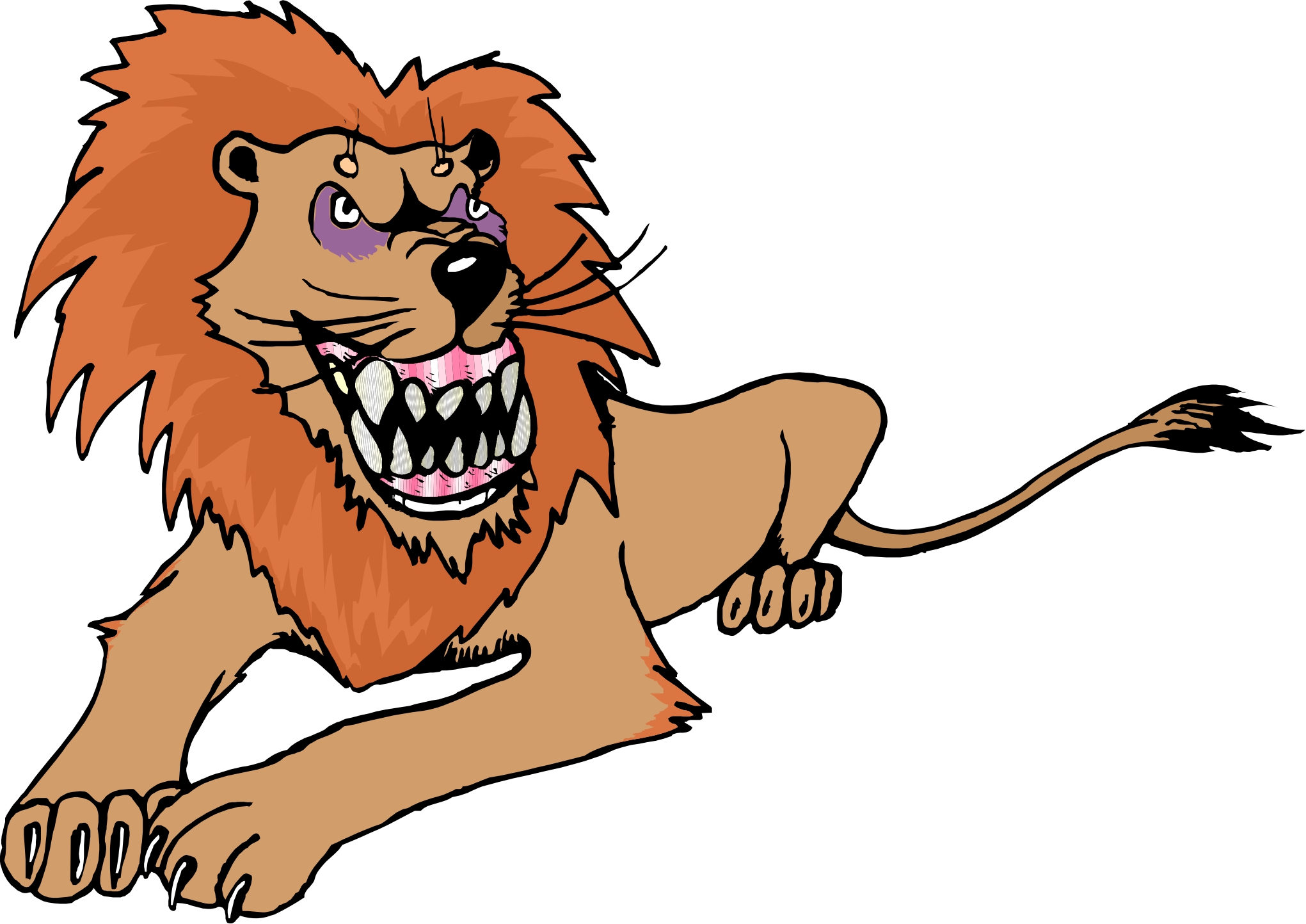 Pictures Of Animated Lions