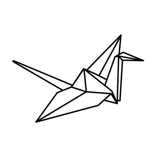 Paper Crane Tattoo Crane Tattoo ClipArt Best ClipArt Best