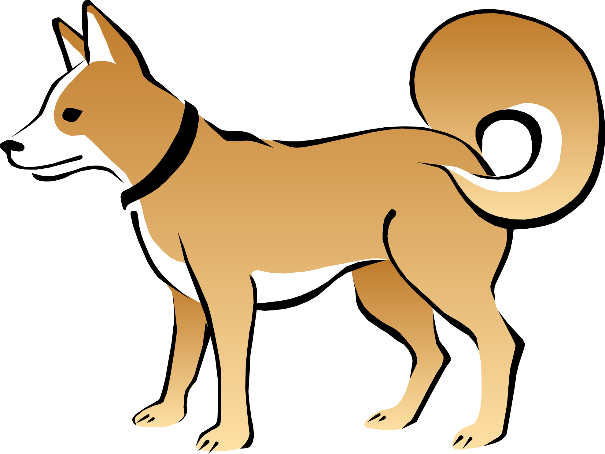 dog run clip art - photo #19