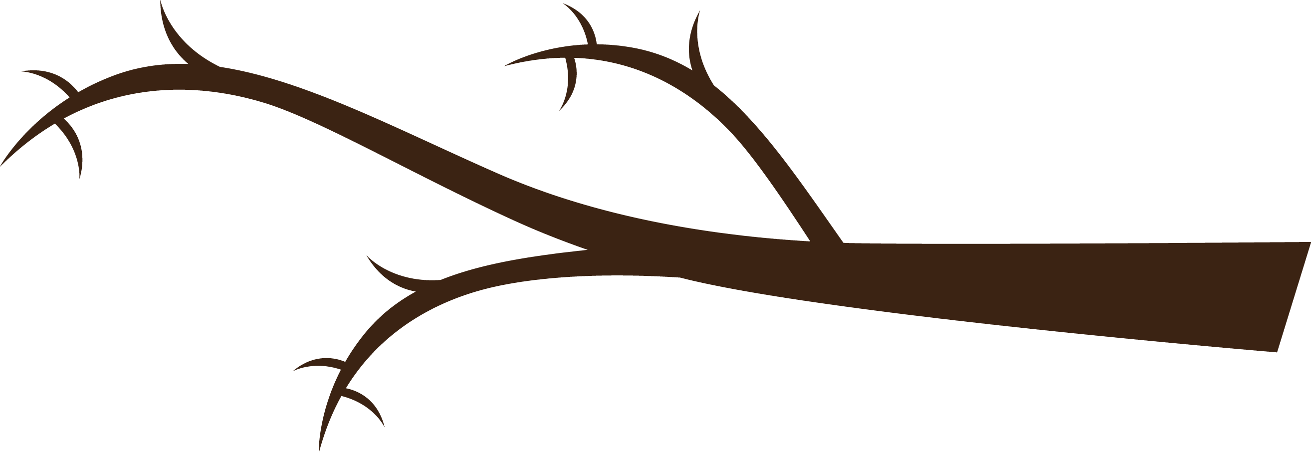 Clipart tree branch silhouette fall