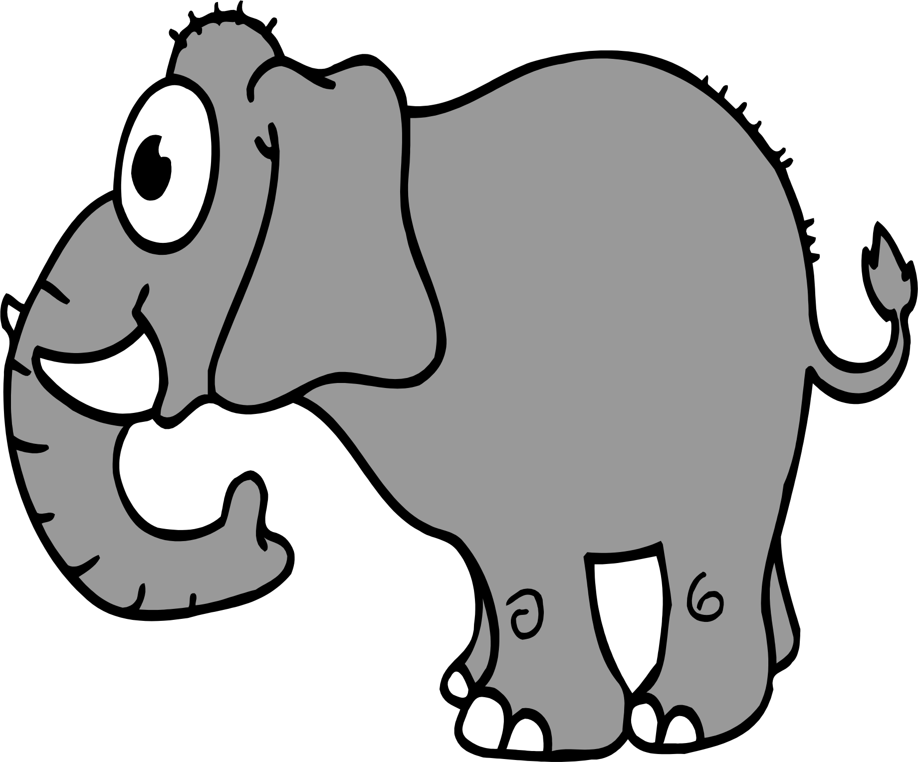 Cartoon Elephant Pic | Free Download Clip Art | Free Clip Art | on ...