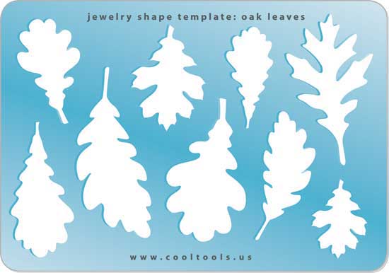 Jewelry Shape Template | Autom Leaves | Cool Tools