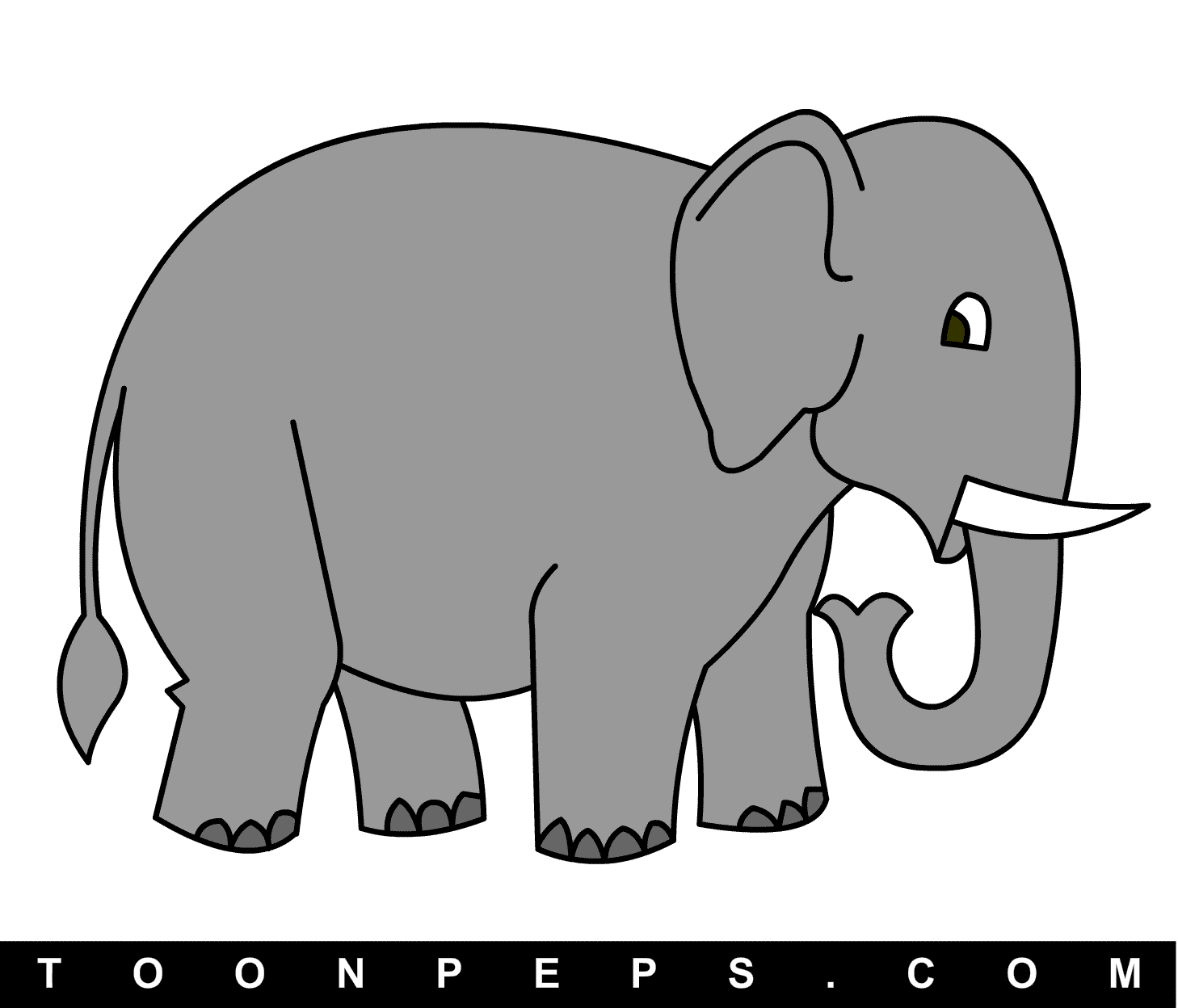 Easy Drawings Of Elephants To Draw Elephant For Kids - Litle Pups