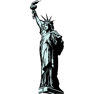 Statue of liberty vector clipart - ClipartFox