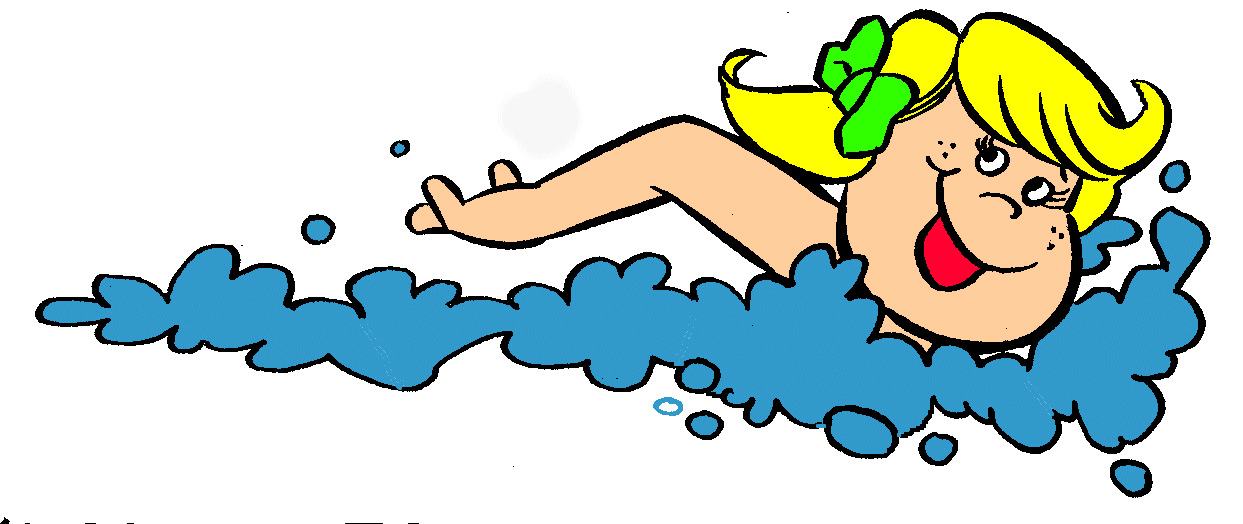 Animated swimming clipart