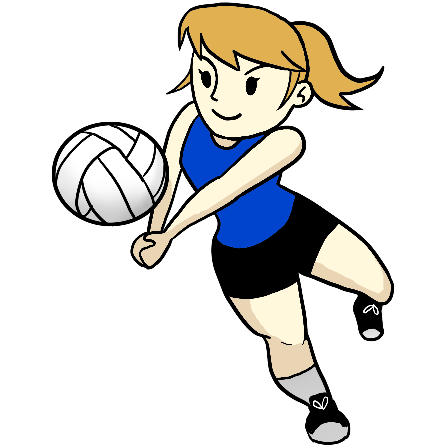 VOLLEYBALL CARTOON | Free Download Clip Art | Free Clip Art | on ...