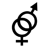 decodeunicode.org . decode . INTERLOCKED FEMALE AND MALE SIGN