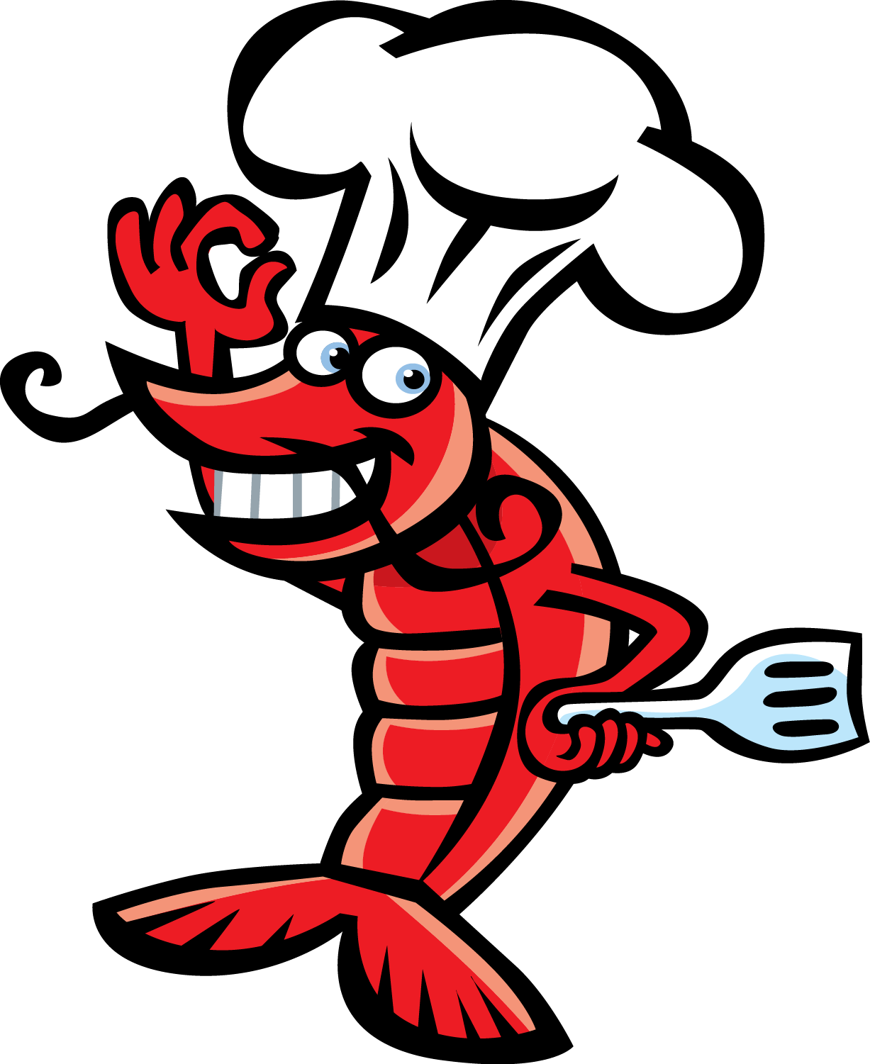Dancing Crayfish Cartoon - photogram