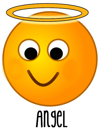 Angel Smiley Face - ClipArt Best