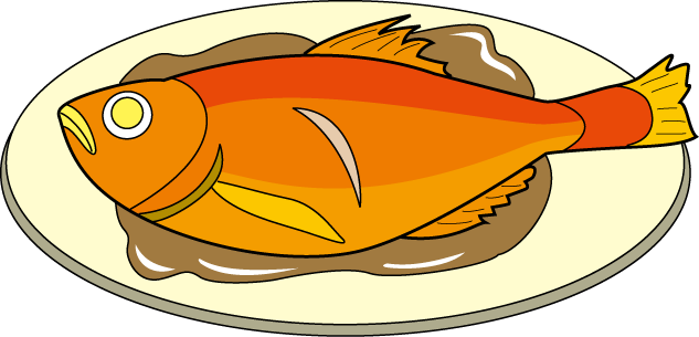 Clipart of fish fry